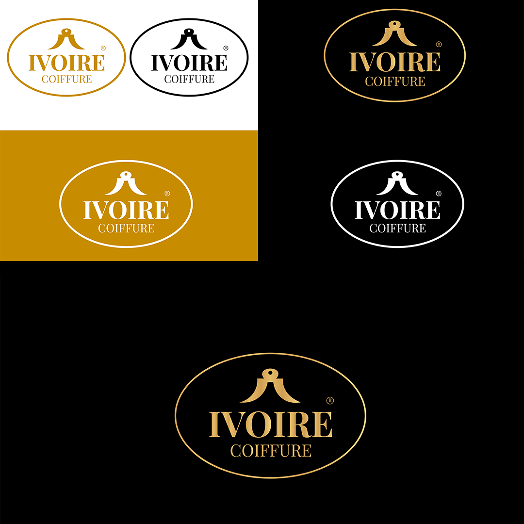 Conception logo - Ivoire Coiffure