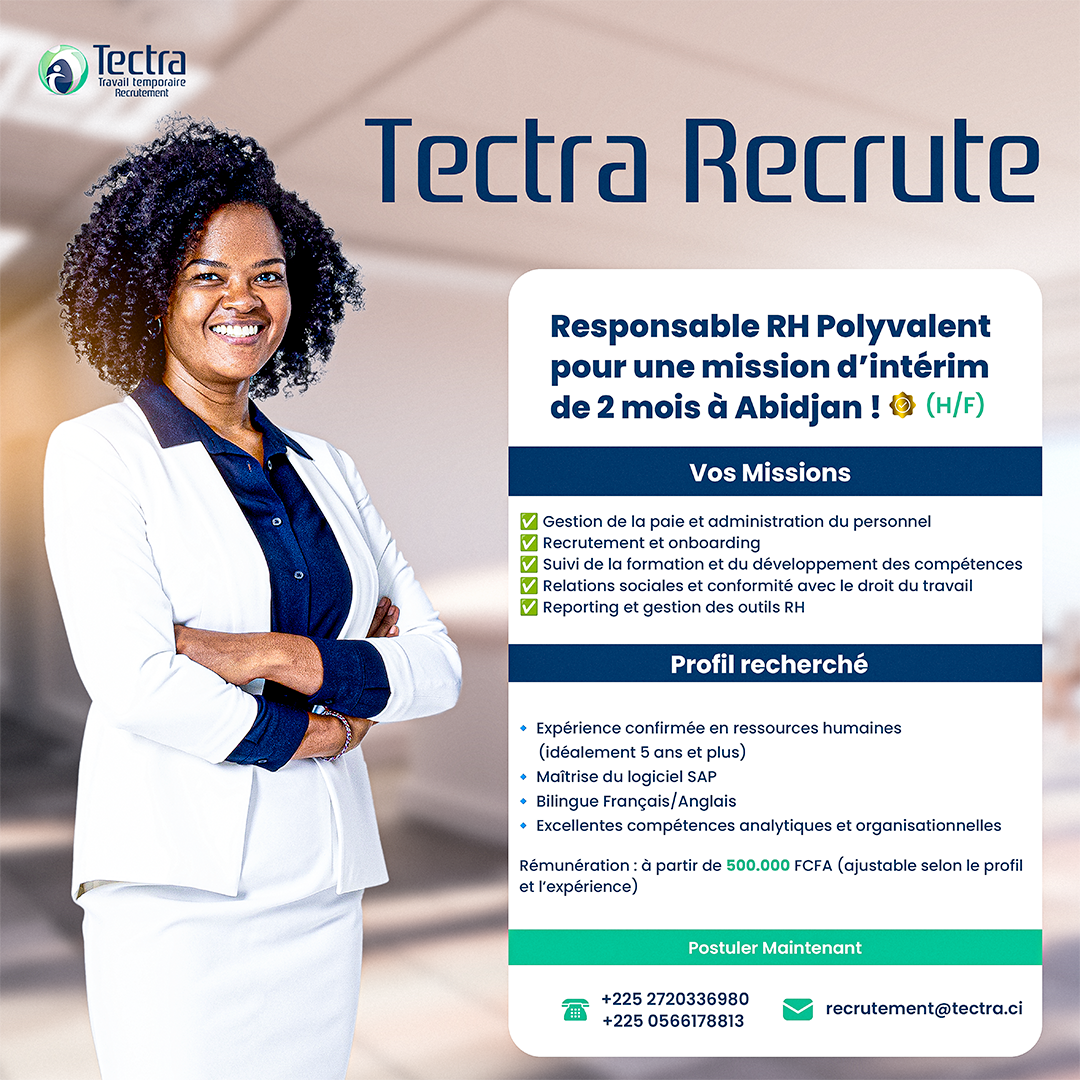 Conception affiche - Tectra.ci 