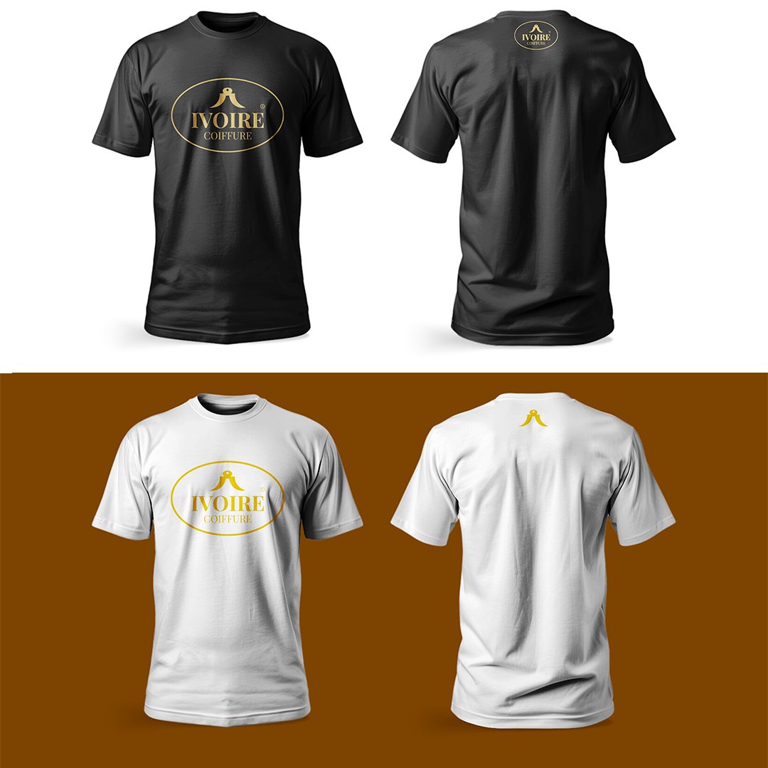 Conception Tee-shirt - Ivoire Coiffure