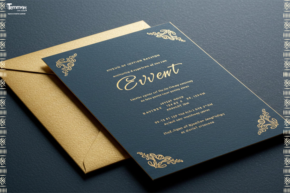 Carte d’invitation évènementielle